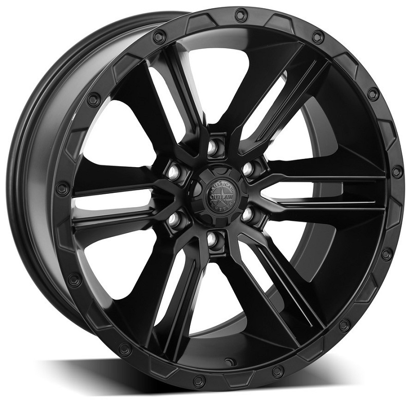 American Outlaw A145 Flatblack 9x18 6x139,7 ET12 CB106,1 TOYOTA HILUX