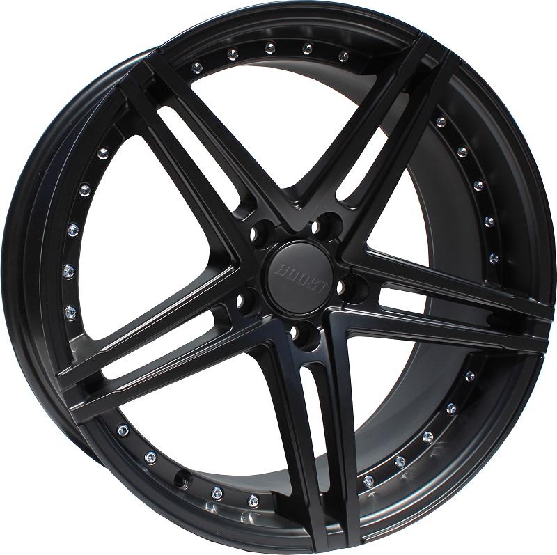 Boost Wheels B767 Flatblack 8,5x19 5x112 ET22 CB73,1